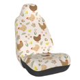 thumbnail image 1 of Wukai Chicken Family Full Set Car Seat Covers with Soft Padding Universal Auto Front Seats Protector and Cushion Mat, 1 of 5