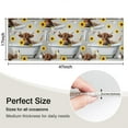 thumbnail image 5 of Gray Highland Cow Bathtub Sunflower Pattern Kitchen Rug Mat,Kitchen Runner Rugs Non Skid Washable,Decorative Kitchen Floor Mats for Kitchen,Sink,Laundry,17"X47", 5 of 5