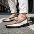thumbnail image 5 of Willtoo Mens Round Toe Loafers Slip On Casual Dress Shoes with Metal Horsebit Lightweight Daily Business Non Slip Walking Shoes, 5 of 5