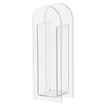 thumbnail image 5 of sunsanly Clear Acrylic Flower Vase Modern Home Office Dining Table Centerpiece Desktop Decoration Hydroponic Floral Holder Transparent Container, 5 of 8