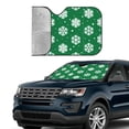thumbnail image 4 of Bingfone Snowflake Car Windshield Sun Shade Protector Keep Your Vehicle Cool Sun Shield Visor Cover Foldable For Car Truck Suv-Small, 4 of 9