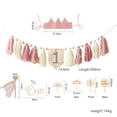 thumbnail image 2 of Baby Birthday Party Hat Banner Polyester Festive Easy to Assemble for First Birthday Boys Girls Celebration Photo Props, 2 of 3