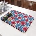 thumbnail image 3 of Washable Rubber Pioneer Dish Drying Mats For Kitchen Counter Home Large Coffee Bar Pad Accessories And Decor For Utensils Stemware (23.5''x15.5''), 3 of 6
