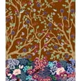 thumbnail image 1 of Soimoi Modal Satin Fabric Dry Tree,Leaves & Flower Panel Print Fabric by the Yard 42 Inch Wide, 1 of 1