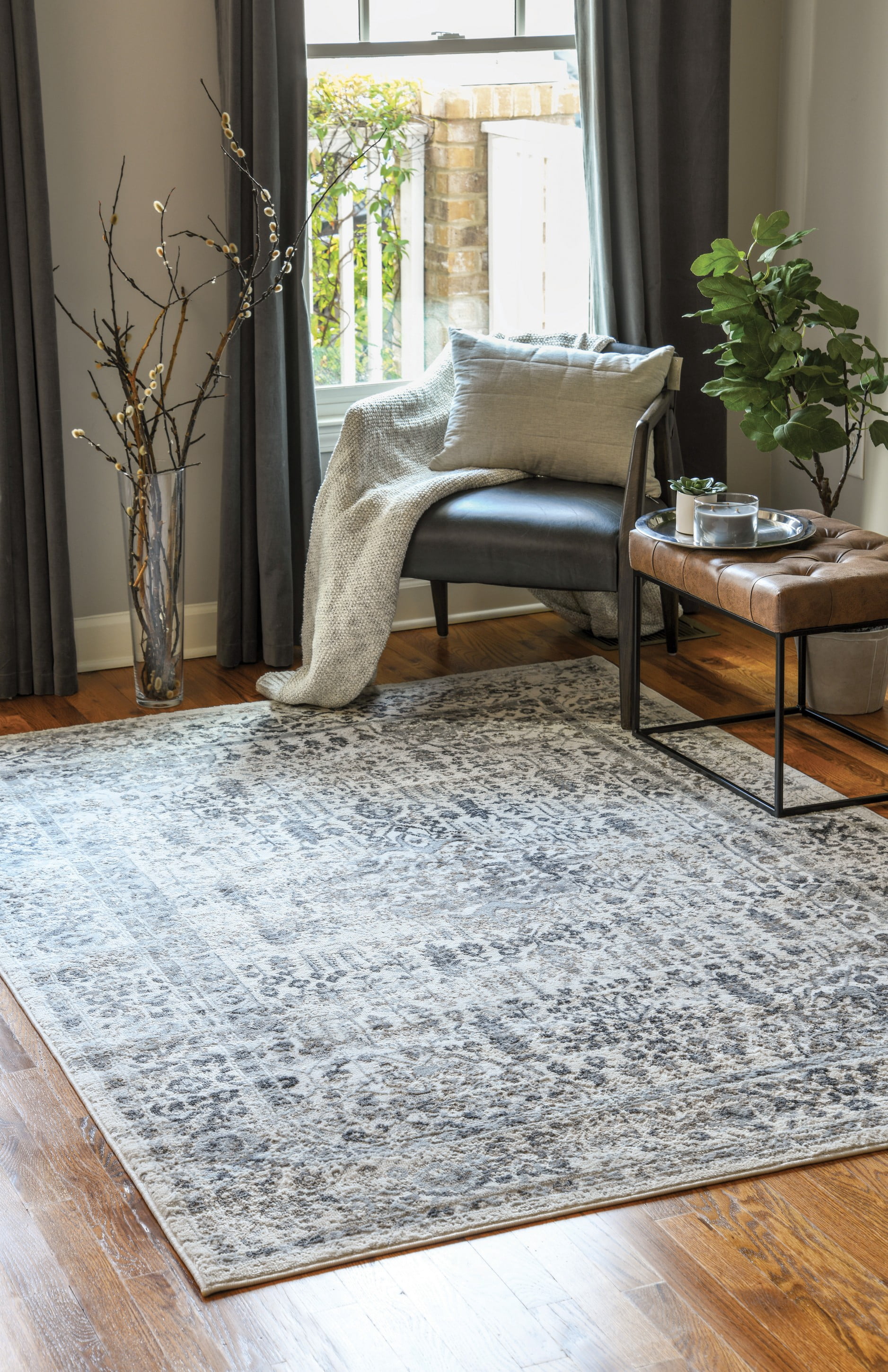 United Weavers of America Transitional Abstract Area Rug, 12.5' x 15'