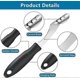 thumbnail image 3 of 2 Pieces Jalapeno Pepper Corer Core Deseeder Stainless Steel Chili Corer Remover, with Serrated, 3 of 5
