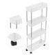 thumbnail image 1 of Organizador De Cocina Móvil Jadeshay Estante Para Condimentos De Cocina Estante De Almacenamiento De Suministros Para El Hogar Móvil Uso Conveniente, 1 of 12