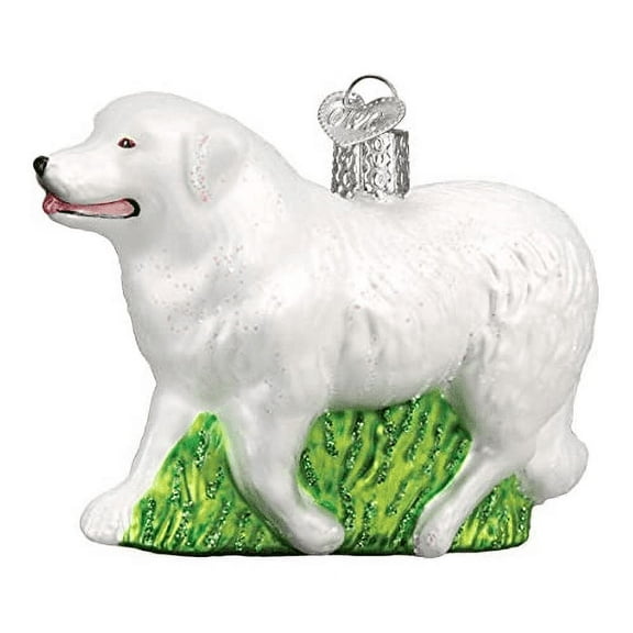 Old World Christmas Great Pyrenees Glass Blown Ornament (#12585)