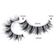 thumbnail image 2 of Pestañas postizas Wleec Beauty Cat Eye 12 mm, 7 pares de correas transparentes, 2 of 7