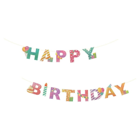 unbranded  Happy Birthday Banner for Women Decorations Girls Party Colorful Baby
