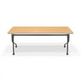 thumbnail image 4 of OFM Mesa Series Model 66182 23.5" x 71" Flip Nesting Training Table and Desk, Oak, 4 of 5