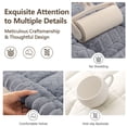 thumbnail image 3 of decorUhome Couch Cover, Washable Non-Slip Sofa Cover for Dogs, Pet Friendly Couch Protector for 2 Cushion Couch Sofa (Grey, 27.6" x 59"), 3 of 7