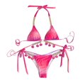 thumbnail image 1 of FhsagQ Swimsuit Sets for Women Plus Size Underwire Ladies Straps Gradient Printed Bikini Swimsuit Sets for Women Open Crotch Swimsuit Sets for Women Plus L, 1 of 9