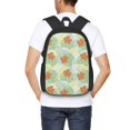 thumbnail image 6 of Daiia Tropical Flowers Backpack for Men and Women -Durable Backpack Large Capacity, Water-Resistant Bag with Adjustable Straps and Laptop Compartment, 6 of 9