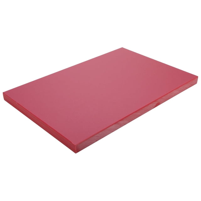 Tabla para Picar Alegacy Densidad Media 15x20x0.5 pulgadas Color Rojo Ideal Carnes Rojas