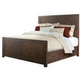 thumbnail image 3 of Bowery Hill Solid Wood 6-Piece Queen Storage Bedroom Set in Walnut Brown, 3 of 16