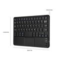 thumbnail image 1 of Ultraslim mini teclado inalmbrico para pc tableta conton panel de táctil, 1 of 7
