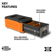 Klein Tools MODbox Compact Single Drawer, Half Width