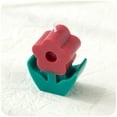thumbnail image 1 of Creative Flowers Shape Candle Small Scented Birthday Gift Bedroom Office Decorative Photo Props , rojo CUTICAT vela de aromaterapia, 1 of 7