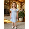 thumbnail image 6 of Svuitmsl Toddler Baby Girl Halloween Dress Outfit Little Baby Girl Summer Fall Gingham Palid Dress Cute Pumpkin Embroidery Lace Flying Sleeve A-Line Dress, 6 of 9