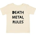 thumbnail image 3 of Inktastic Death Metal Rules White T-Shirt Boys or Girls Baby T-Shirt, 3 of 5