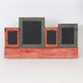 thumbnail image 2 of Luxen Home WH192 Four Collage Picture Frames with Wood Shelf, 2 of 8
