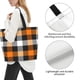 thumbnail image 3 of Easygdp Orange Plaid Bolsas Tote para Mujer, Bolsos de Hombro para Viaje, Bolsos de Mano de Gran Capacidad para Compras y Trabajo, 3 of 8