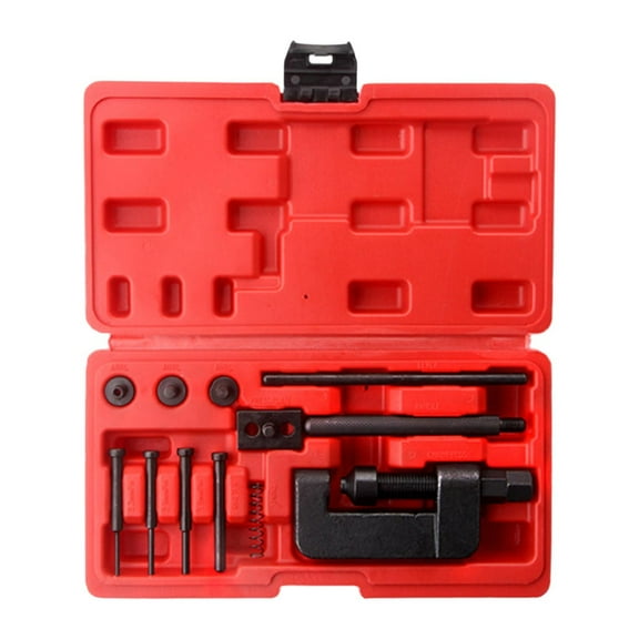 funtasica Chain Brake Tool Kit,Chain Link Removal with Carrying Case Sturdy Chains Repair Rivet Tool for Bike Motorcycle
