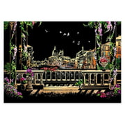 Unique Design Postcard Vintage City Night Scene Postcards/Greeting Card/Wish Card/Fashion Gift Beautiful Citys