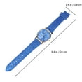 thumbnail image 2 of Stylish Snowflake Face Christmas Watch Fashion Lady's Wrist Watch Blue, 2 of 7