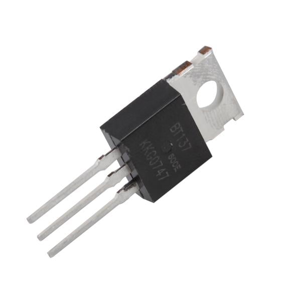 Tiristor triacs BT137-600E TO-220 BT137-600E Tiristor s Thyristor TO-220 Equipo de Instalación Electrónica Bloques de Distribución