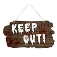 thumbnail image 1 of Wooden Plate Happy Hanging Board House Party Plaque Decoration Ornament Stand, 1 of 5