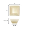 thumbnail image 2 of Excellante Passion Pearl Melamine Dinnerware Collection 8 Oz, 4"X4" Square Bowl, 2" Deep, Comes in Each, 2 of 2