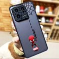 thumbnail image 3 of Funda mate para Xiaomi 13 12 12S 12T 11 11T 10 10T 10S 8 6X 5X PRO LITE 5G Funda Shell dibujos animados Marvel Spider-Man Spider Web, 3 of 5