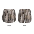 thumbnail image 5 of Haiem Wooden Texture Women's 2 in 1 Running Shorts - Lightweight Athletic Workout Gym Yoga Breathable Sports Shorts Liner with Phone Pockets-Large, 5 of 9