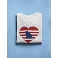 thumbnail image 3 of Heart With The Map Of Atlanta Sweatshirt Women -Image by Shutterstock, Female Medium, 3 of 4