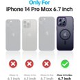 thumbnail image 2 of Meifigno Étui Magnétique Conçu pour iPhone 6.7 Pouces, 2 of 5