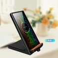 thumbnail image 4 of PPgejGEK Magnetic Wireless Charger Stand for iPhone Samsung Phones 15W Fast Charging Vertical Desktop Holder with Absorption Technology 5-10mm Distance ABS Material, 4 of 5