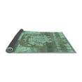 thumbnail image 2 of Ahgly Company Indoor Square Abstract Light Blue Modern Area Rugs, 8' Square, 2 of 4