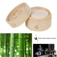 thumbnail image 5 of Woven Bamboo Steamer Soap Cover Drain Soap Holder for Bathroom, 5 of 7