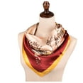 thumbnail image 2 of Lroveb Silk Scarf for Women Headband Scarves Feeling Flower Printed Square Scarf Bandanas Scarves, 2 of 3