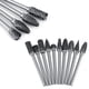 thumbnail image 1 of Juego De Fresas Rotativas De Acero De Carburo De Tungsteno De 10 Piezas, Vástago De 3 Mm, Diámetro De Cabezal De Corte De 6 Mm, Con Corte Doble Y Corte único, Para Tallar Dar, 1 of 7
