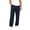 Dark Blue, variant on Lmueinov Mens Cotton Linen Pants Casual Lightweight Straight Leg Pants with Pockets Elastic Drawstring Waist Dress Pant for Men Lounge Trousers S-5XL