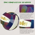 thumbnail image 4 of Voleibol oficial KPASON Holographic Glow, talla 5, para interiores y exteriores, 4 of 6