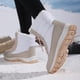 thumbnail image 3 of Botas Cálidas para Invierno Nieve Forro Piel A Media Pantorrilla Mujer El Senderismo Al Aire Libre, 3 of 9