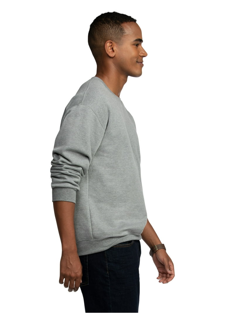 Fruit Of The Loom Men's EverSoft Cotton Fleece Sweatshirt Crew