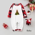 thumbnail image 2 of Odeerbi Christmas Pajamas for Family Holiday Long Sleeve Family Christmas Pajamas Matching Sets Toddler Christmas Plaid Printed Blouse Tops + Pants Sleepwear Family Matching PJs Set Red, 2 of 6