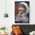 thumbnail image 4 of Art Poster Mother Teresa Print Canvas Wall Picture Canvas Painting Posters And Prints Wall Art Pictures for Living Room Bedroom Decor, 4 of 8