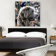 thumbnail image 2 of ARTCANVAS Newfoundland Dog Breed Geometric Modern Canvas Art Print - Size: 36" x 36" (1.50" Deep), 2 of 9