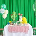 thumbnail image 3 of XWZO Backdrop Curtains for Photography, Extra Wide Rod Pocket Room Darkening Curtain Set of 2, Blackout Party Curtains for Wedding Decorations Stage Birthday Family Gatherings, Green, 5ft x 10ft, 3 of 9